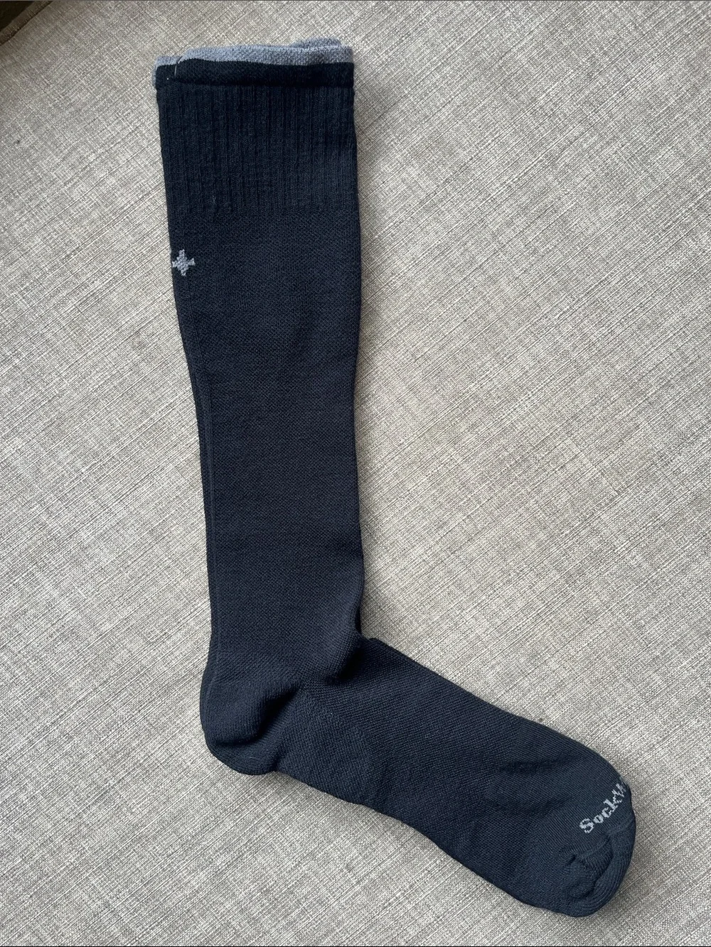 Sockwell Moderate Compression Black Merino Blend Socks L-XL